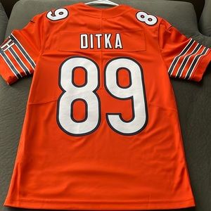 Men’s small Nike Chicago bears orange ditka jersey